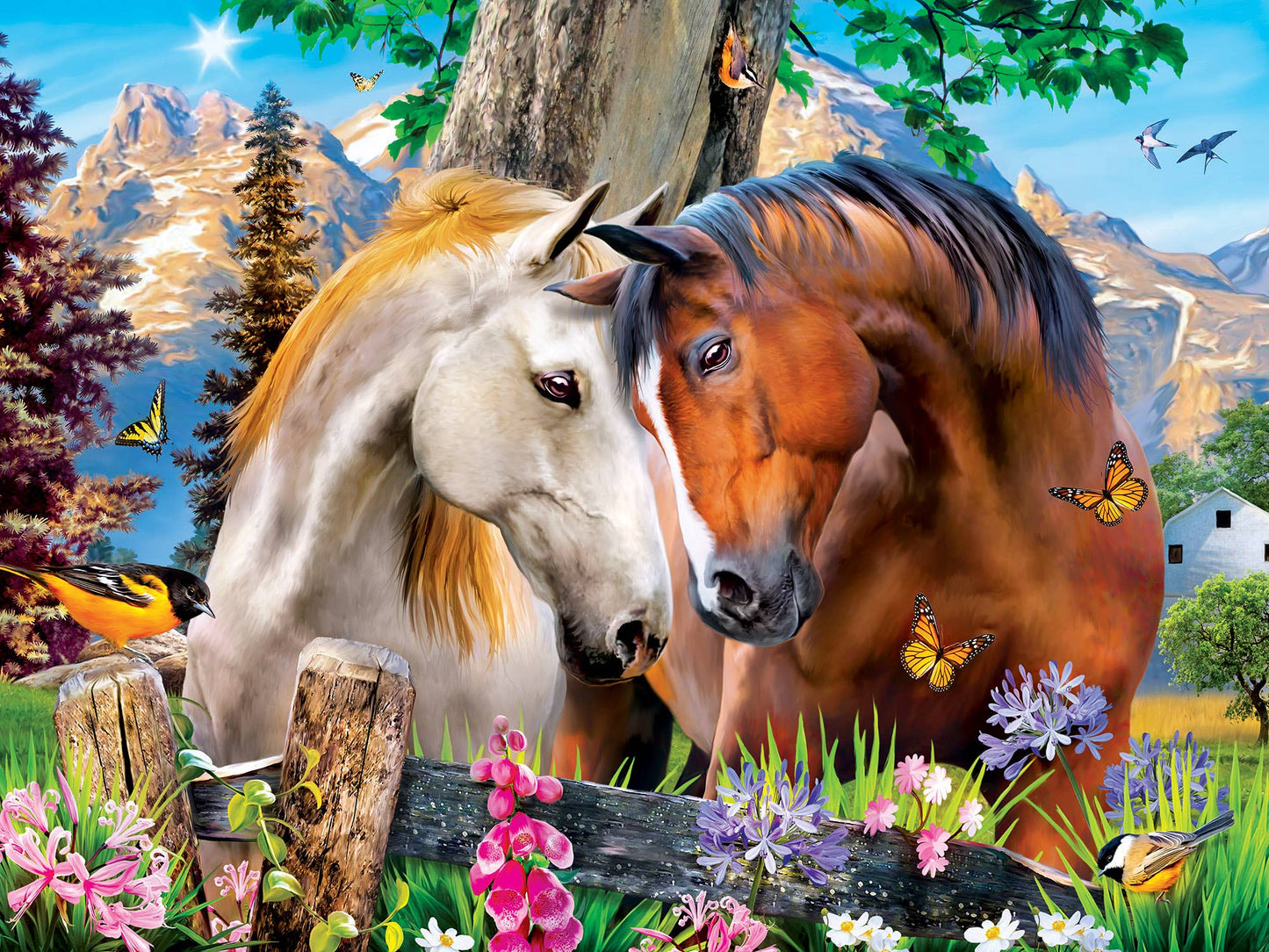 Green Acres - Mountain Meadow Farm 300 Piece EZ Grip Puzzle