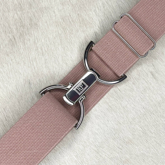 Dusty Rose Elastic - adjustable belt