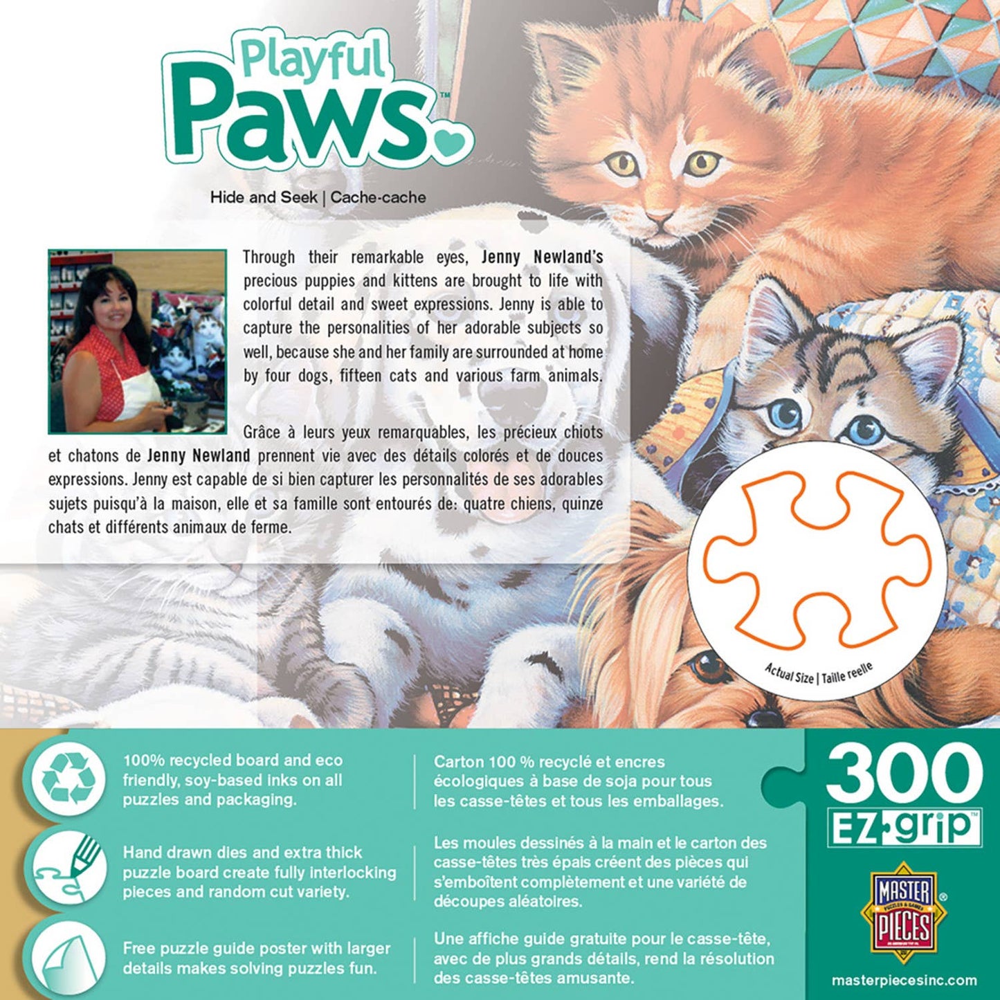 Playful Paws - Hide and Seek 300 Piece EZ Grip Puzzle