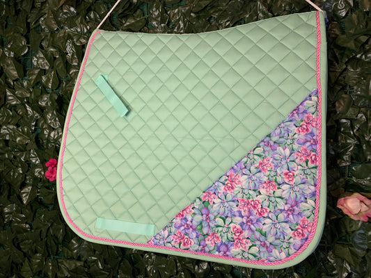Succulents Dressage Saddle Pad