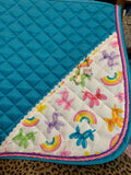 Unicorn Balloon Party AP Saddle Pad