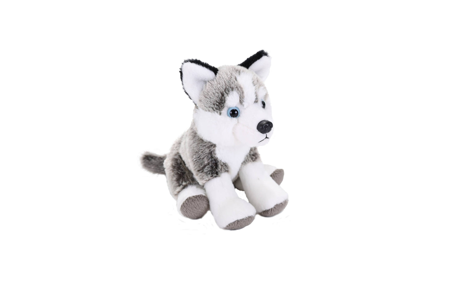 Sitting Husky Dog Plushie 12"