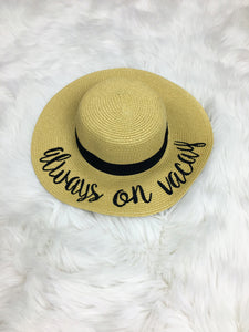 Always on Vacay Sun Hat