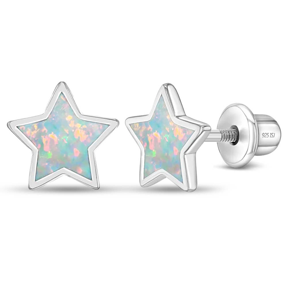 Star Opal Sterling Silver Earrings