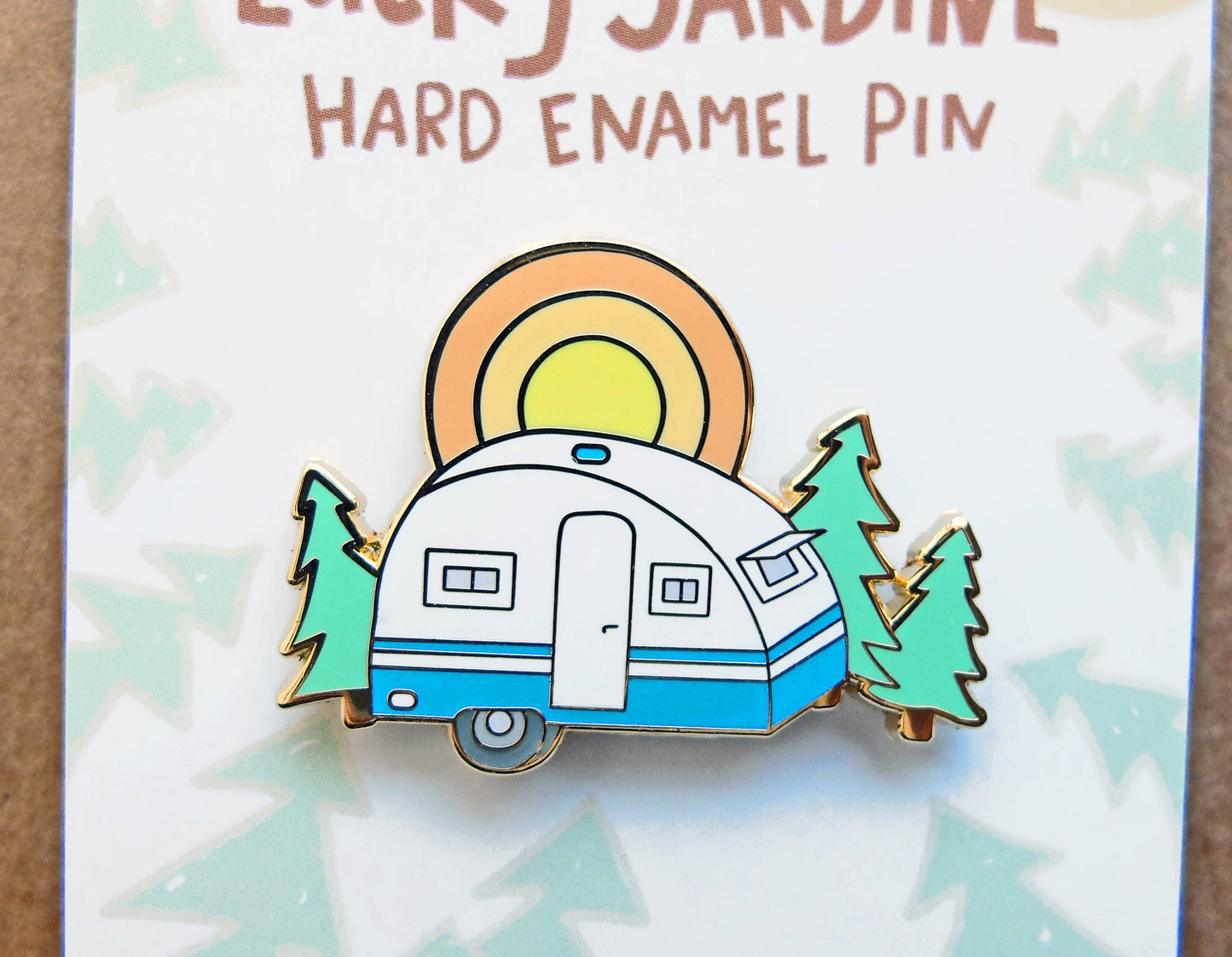 Happy Camper Camping Hard Enamel Pin
